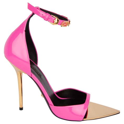 hot pink versace heels|versace palazzo high heels.